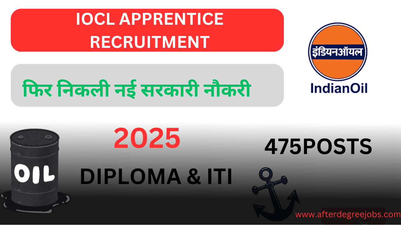IOCL Pipelines Division Apprentice Recruitment 2025