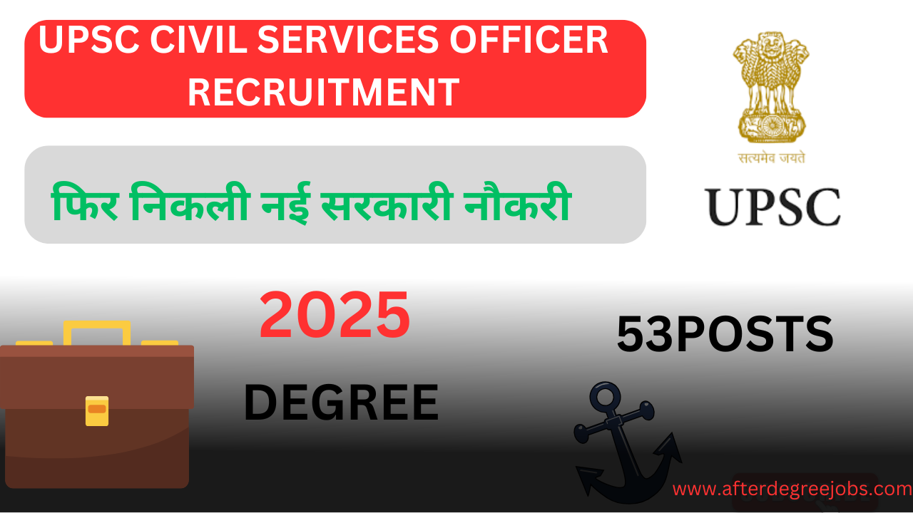 UPSC Civil Services Recruitment 2025