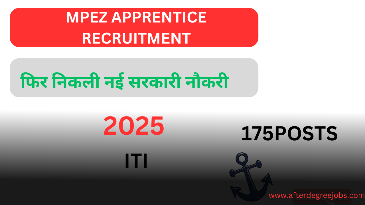 MPEZ Apprentice Recruitment 2025