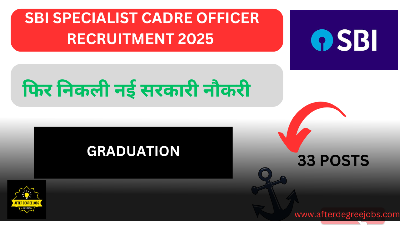 SBI Specialist Cadre Officer Recruitment 2025