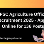 TPSC Agriculture Officer Recruitment 2025