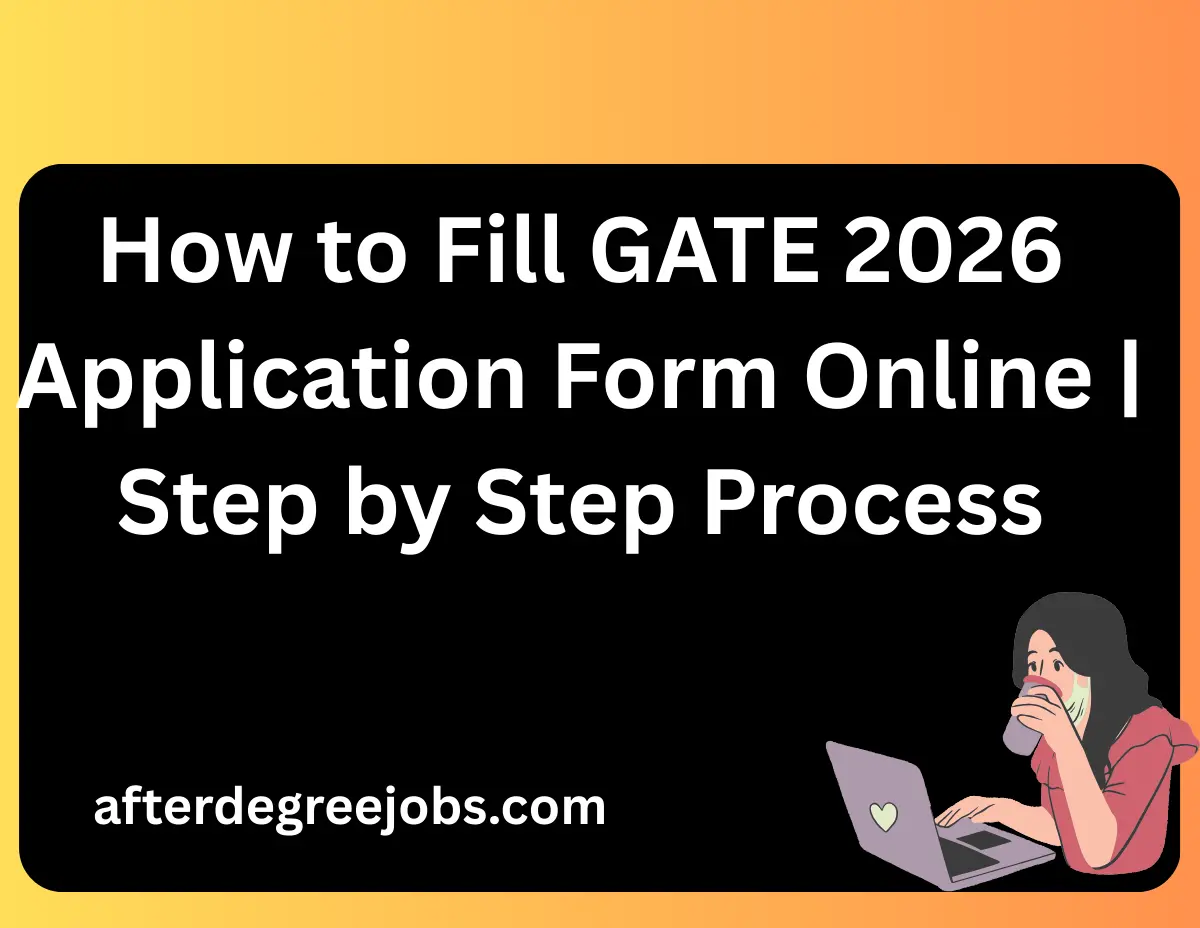 Fill GATE 2026 Application Form Online