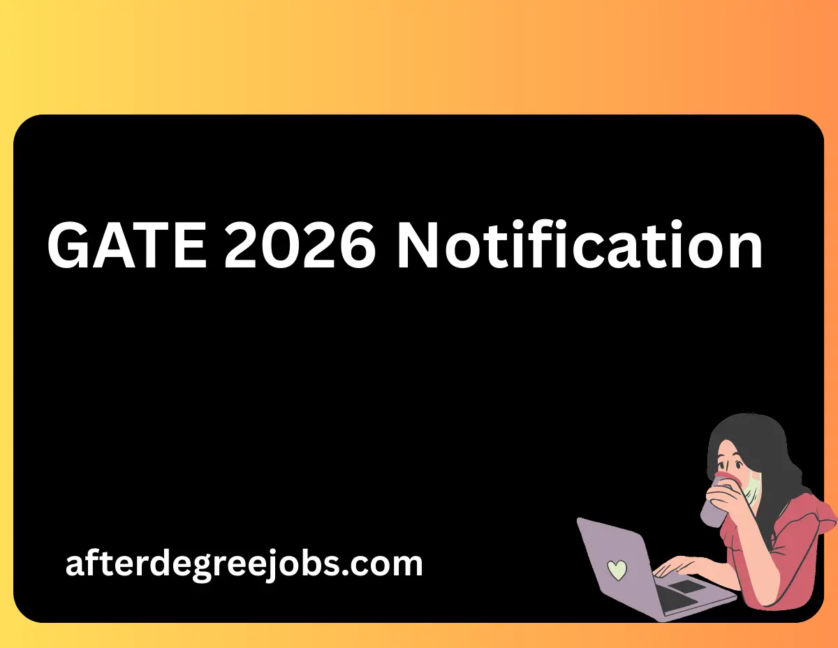GATE 2026 Notification