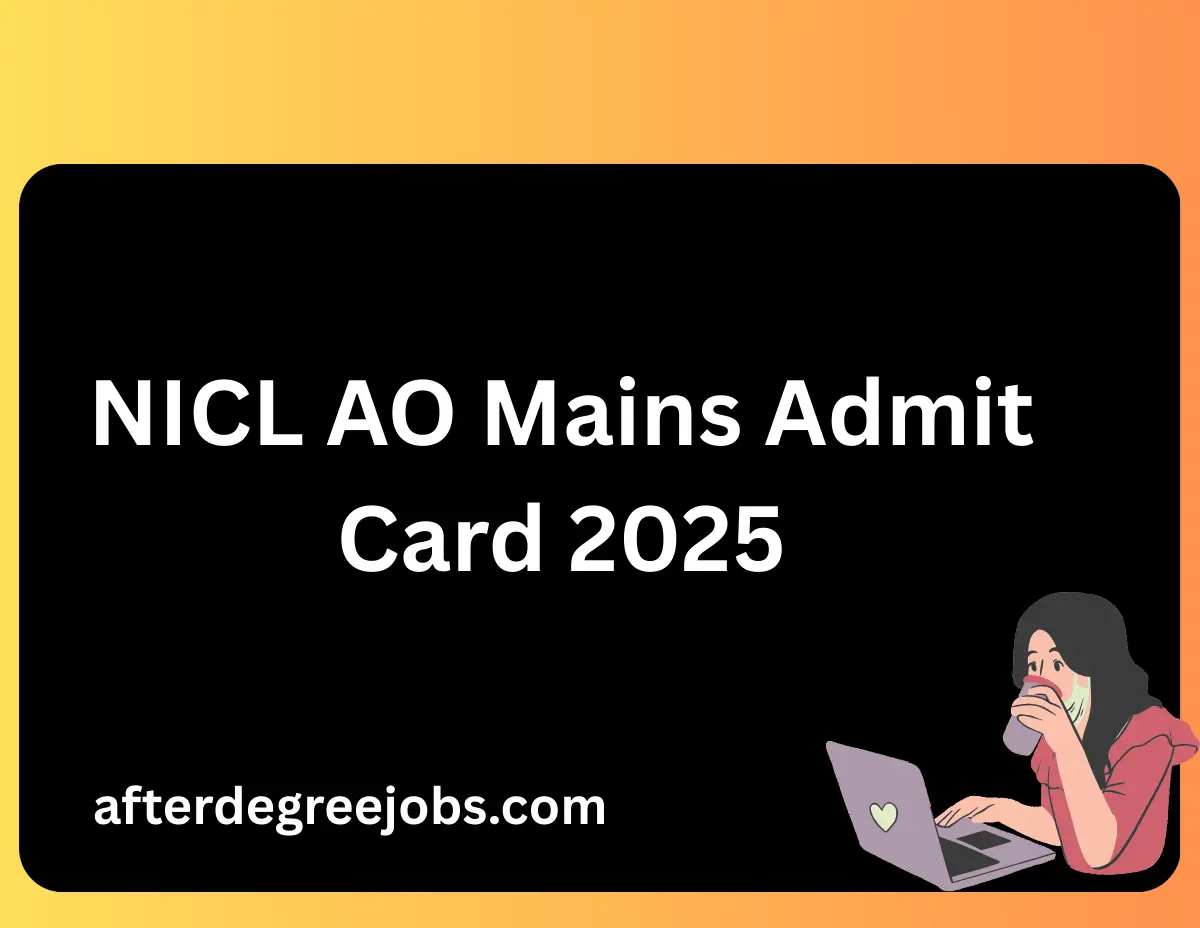 NICL AO Mains Admit Card 2025