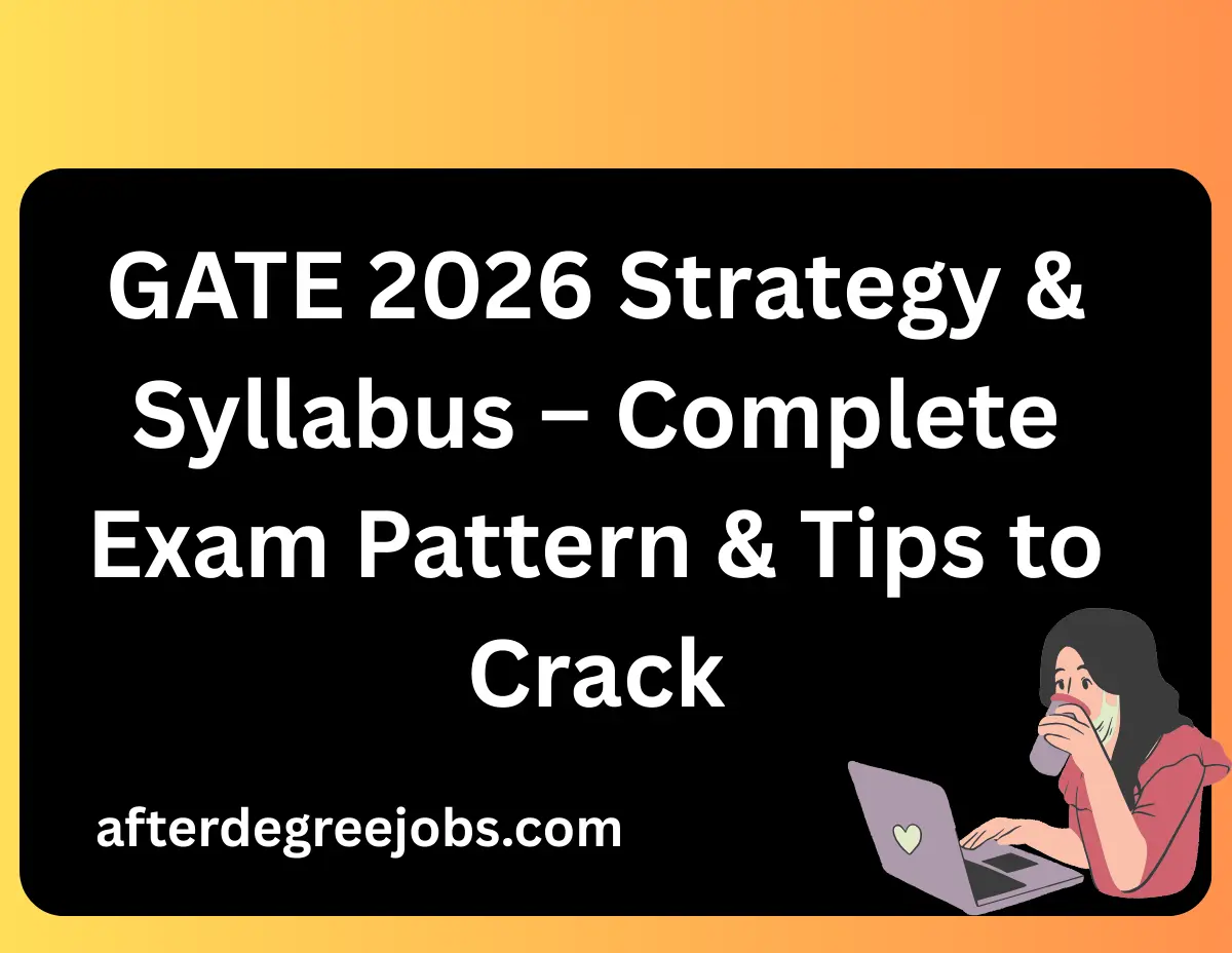 GATE 2026 Strategy & Syllabus