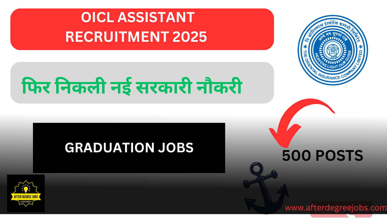 OICL Assistant Recruitment 2025
