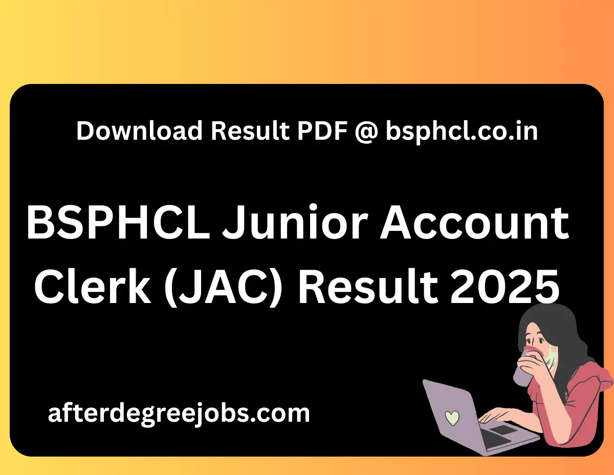 BSPHCL JAC Result 2025