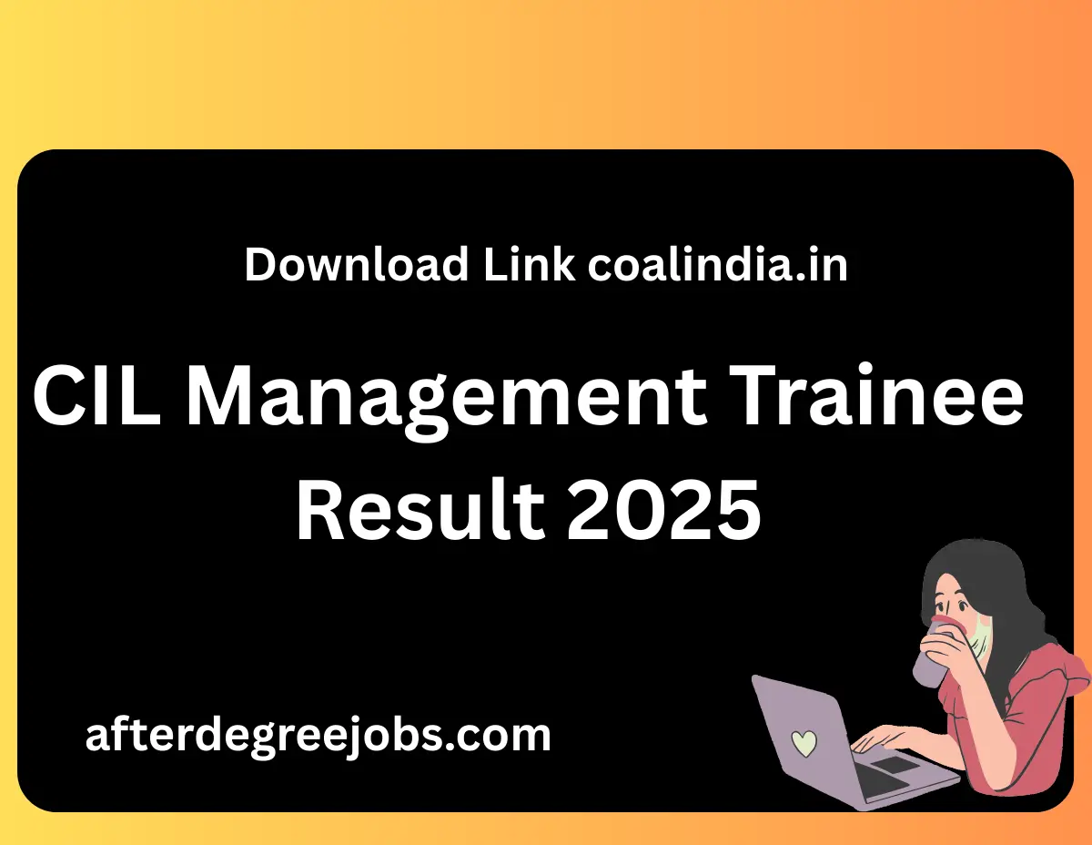 CIL Management Trainee Result 2025