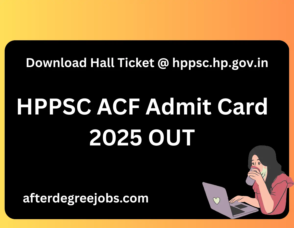 HPPSC ACF Admit Card 2025 OUT