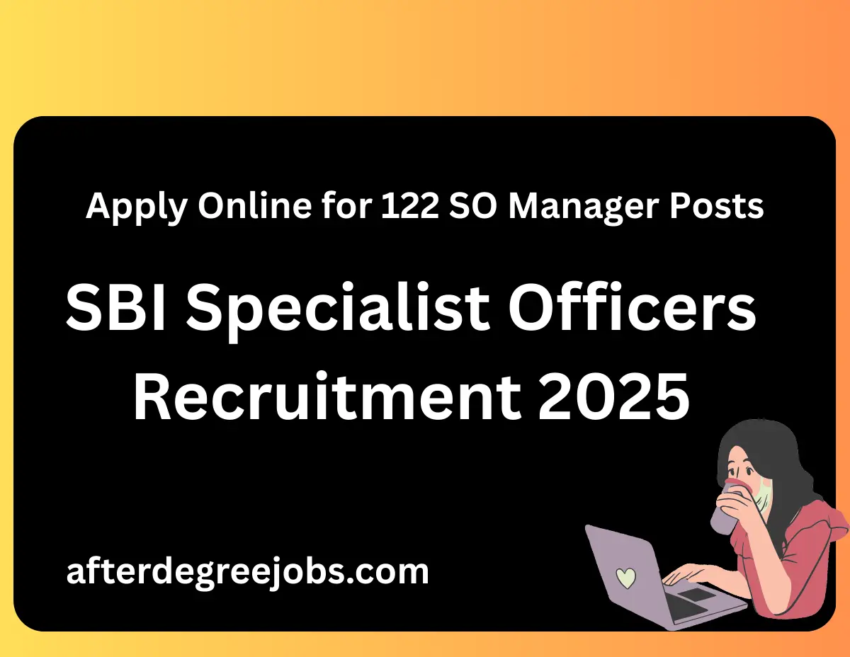 SBI Specialist Officers Recruitment 2025