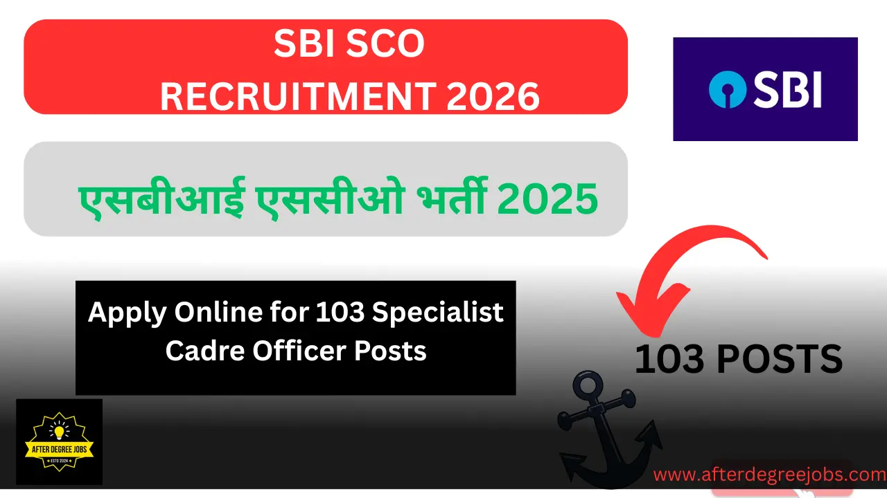 SBI SCO Recruitment 2025