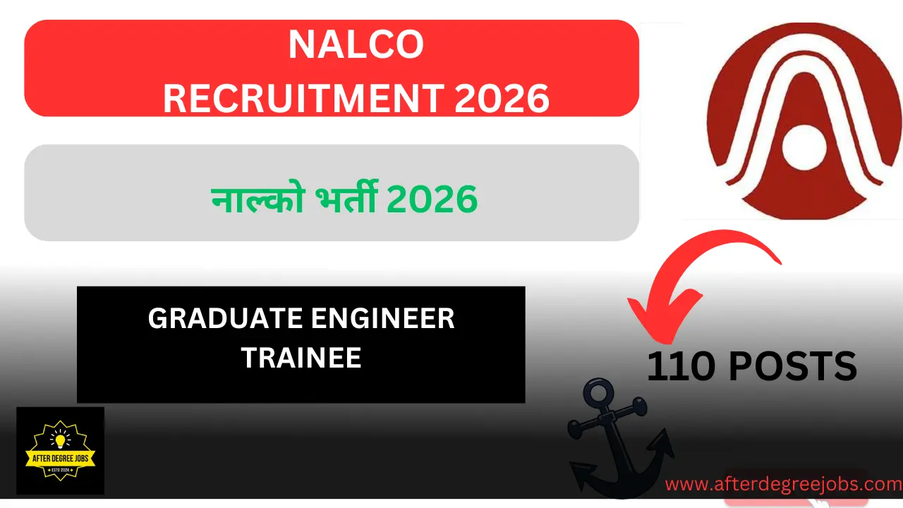 NALCO Graduate Engineer Trainee Recruitment 2026